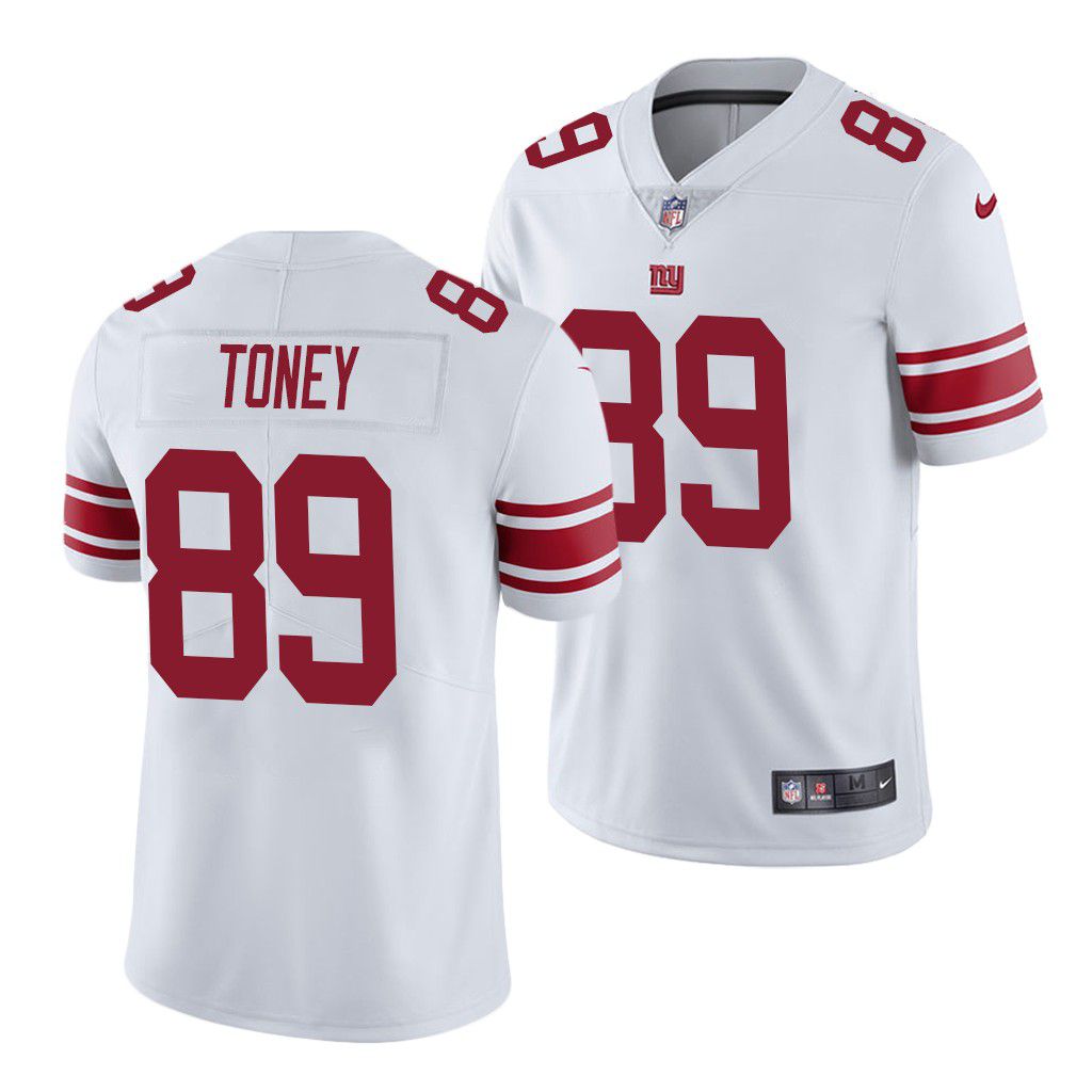 Men New York Giants #89 Kadarius Toney Nike White Vapor Limited NFL Jersey